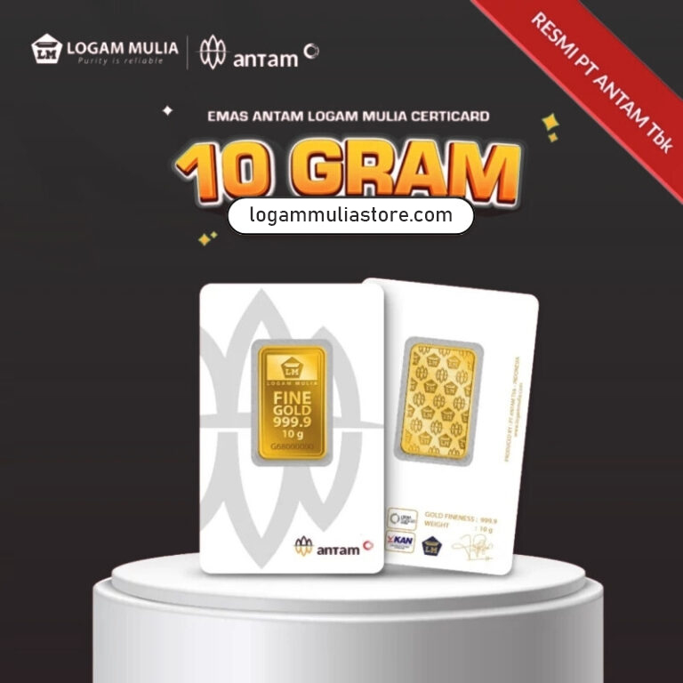 Emas ANTAM Logam Mulia Certicard – 10 gr